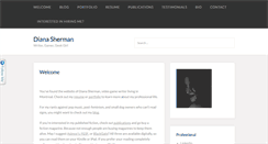 Desktop Screenshot of dianasherman.com